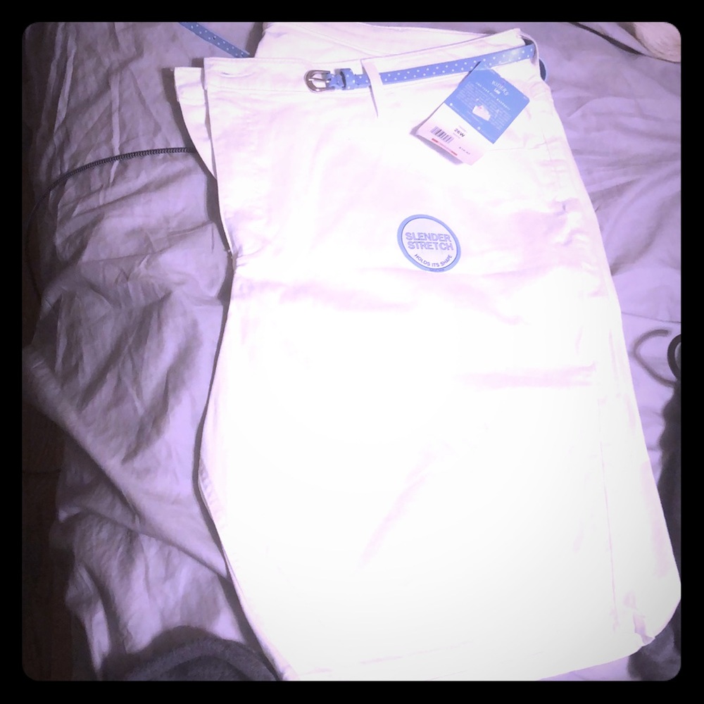 Riders White Shorts